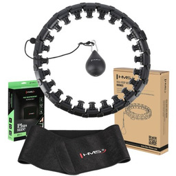 ZESTAW HULA HOP HHW12 BLACK Z WYPUSTKAMI