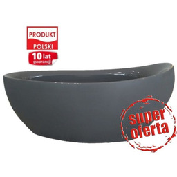 Wanna wolnostojąca kompozytowa 170 cm Klik-Klak + syfon,