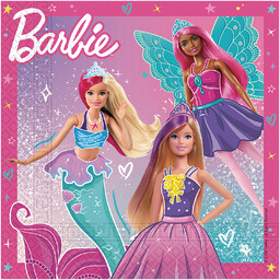 Serwetki urodzinowe Barbie - 33 cm - 20