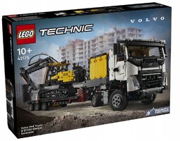 Lego Technic. Ciężarówka Volvo Fmx i koparka EC230