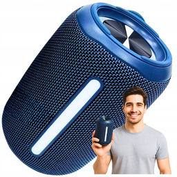 Głośnik Wysokotonowy Bluetooth Przenośny Bezprzewodowy Karaoke Mocny Bass