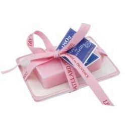 Prezent zestaw mydło marsylskie zapach róża