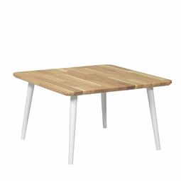 Stolik drewniany, dębowy. Kwadratowy stolik kawowy Modern Oak,