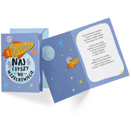 Kartka z kopertą na Dzień Dziadka - 1