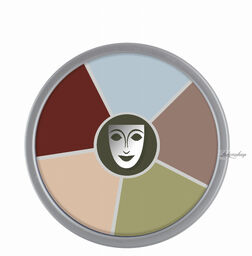 KRYOLAN - Supracolor - Rainbow Circle - Tłusta