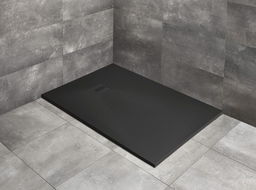 Radaway brodzik z konglomeratu Kyntos F Black 120x100
