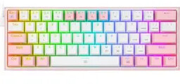 Redragon K617 Fizz RGB Biało-różowy Klawiatura mechaniczna