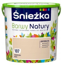 Śnieżka Lateksowa Barwy Natury 107 angielska róża 2,5L