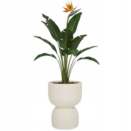 Donica do salonu Kielich wys. 48x40 cm kremowa