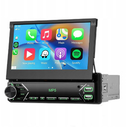 Radio samochodowe 1 Din ekran dotykowy 7" Usb-c