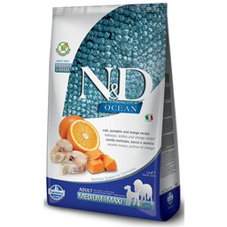 FARMINA N&D Ocean canine COD, PUMPKIN & ORANGE