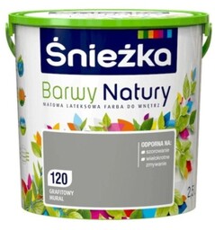 Śnieżka Lateksowa Barwy Natury 120 grafitowy mural 2,5L