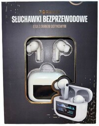 Słuchawki bezprzewodowe dokanałowe Forever TWS-300 Etui Biały Jakość