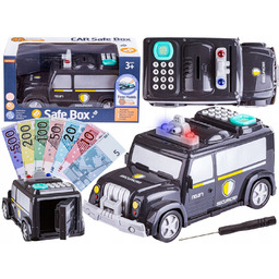 Samochód Policja Skarbonka Na Szyfr, Sejf Na Banknoty