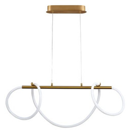 Lampa wisząca LED EMMA złota 4000K GOLDLUX