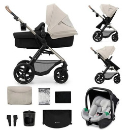 KINDERKRAFT Wózek wielofunkcyjny Moov 2 3w1 Szary Czwarty