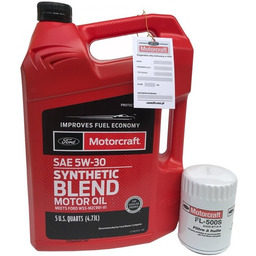 Filtr + olej Motorcraft 5W30 SYNTHETIC BLEND Ford