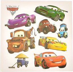 AG Design Disney Cars naklejka ścienna do pokoju
