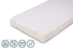 PETITE&MARS Ochraniacz na materac 60x120 Safe Dream biały