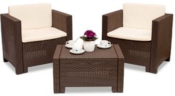 Zestaw technorattanowy Colorado Terrace 2 brązowy Bica