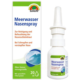 Spray do nosa z wodą morską, Sunlife Meerwasser