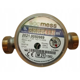 Wodomierz,licznik Ecomess DN20 Leg. 2025