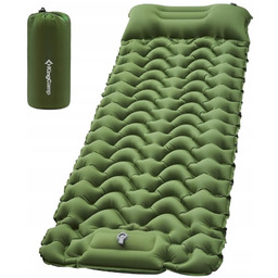 Mata Samopompująca Kingcamp Deluxe 10 Gruba Karimata Zielona