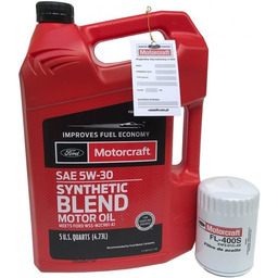 Filtr + olej Motorcraft 5W30 SYNTHETIC BLEND Ford