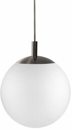 Wisząca lampa kulista ALUR 11140120 Kaspa szklana biała