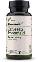 PHARMOVIT Żeń-szeń koreański Panax ginseng suplement diety 90