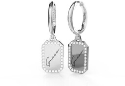 Biżuteria GUESS JUBE01133JWRH. SLOPES, Kolor srebrny. Kobieta.