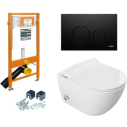 Miska WC z funkcją bidetu rimless 51x36x32,5 cm