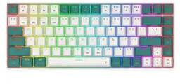 Redragon K678 Pro Singed Biało-zielony Klawiatura mechaniczna