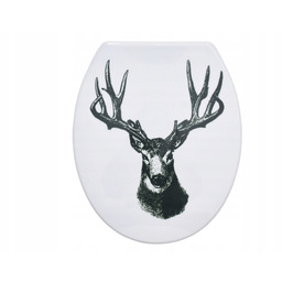 Deska Wc wolnoopadająca duroplast uniwersalna Deer Bisk 08272