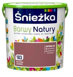 Śnieżka Lateksowa Barwy Natury 183 pustynna czerwień 2,5L