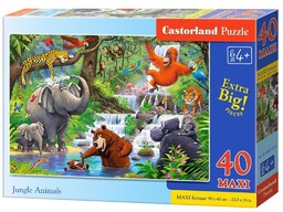 Castorland PUZZLE 40 MAXI - JUNGLE ANIMALS CASTOR