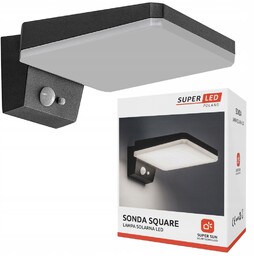 Lampa Solarna Kinkiet Led Czujnik Ruchu Zmierzchu Mocny