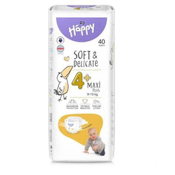 Pieluszki Bella Happy 4+ Maxi Plus 9-15 Kg