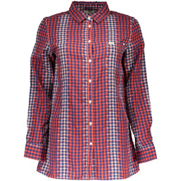 LEE MĘSKA KOSZULA Z DŁUGIM RĘKAWEM CZERWONA