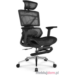 Fotel biurowy ergonomiczny HC-1059 z masażem Czarny
