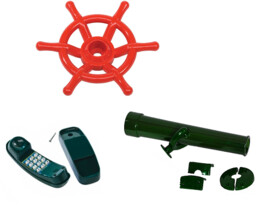 ZESTAW 3w1 ster Kapitana, teleskop, telefon