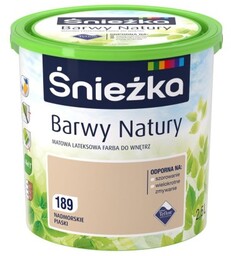 ŚNIEŻKA LATEKSOWA BARWY NATURY NADMORSKIE PIASKI 2,5L