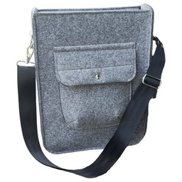 Pakamera Mega listonoszka filcowa - A4 - SZARA