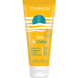 Perfecta Tan&Shine Expresowo brązujące mleczko rozświetlające do ciała