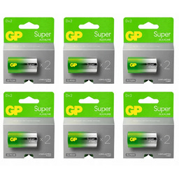 12x Bateria Gp G-Tech LR20 R20 D Mono
