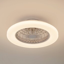 Lindby Wentylator sufitowy LED Vedin, DC, cichy, Ø
