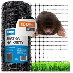 Siatka Na Krety Nornice Przeciw Kretom Czarna 1x100m