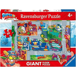 Ravensburger 03075 Giant SuperZings/SuperThings Animals, dinozaury puzzle, kolorowe