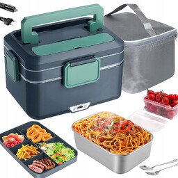 Elektryczny Pojemnik Podgrzewacz Obiad 12V/24V 90W Lunch Box