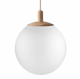 Kulista wisząca lampa ALUR 11148119 Kaspa do salonu